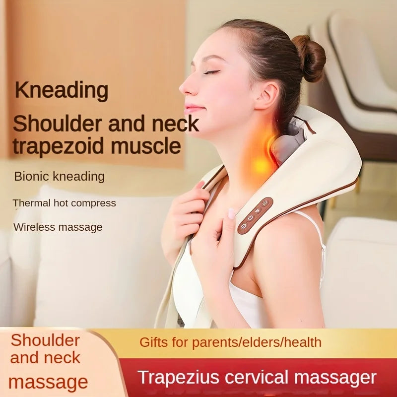 Shoulder and Neck Massager Professional Edition - With realistic humanoid massage