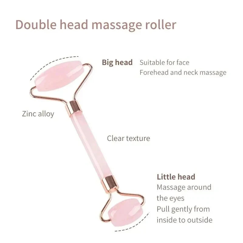 Face And Neck Massager Roller Beauty Scraping Double-ended Massage