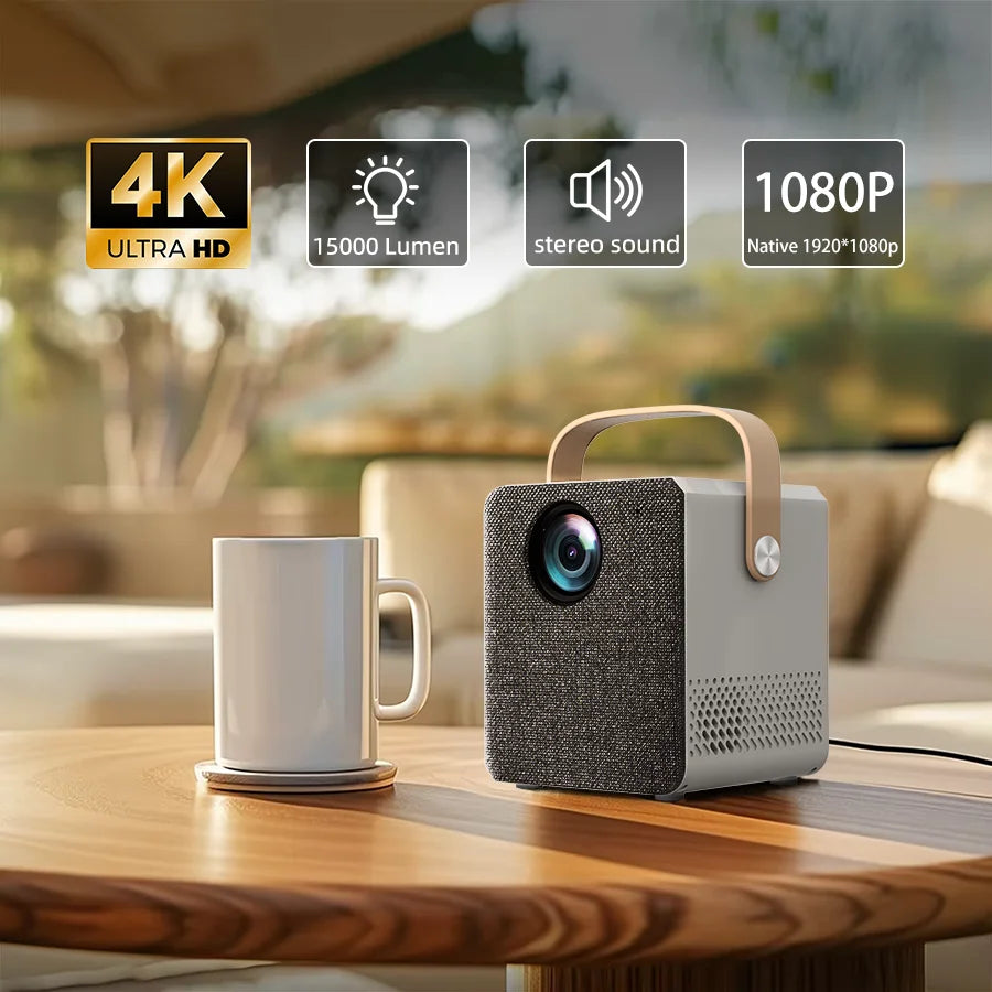 4k ultra high definition projector with built-in Android system WIFI connection