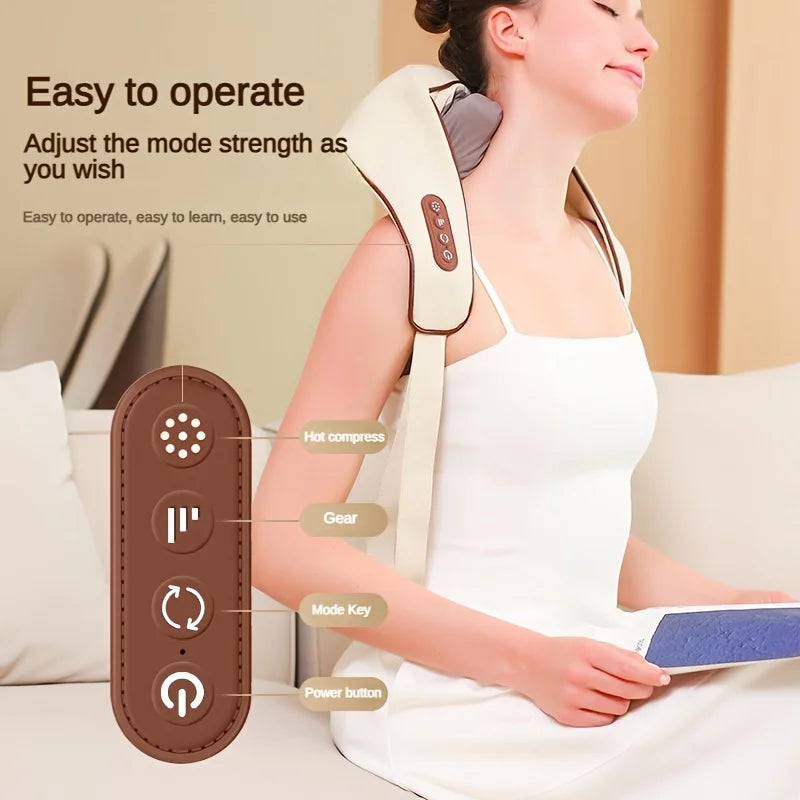 Shoulder and Neck Massager Professional Edition - With realistic humanoid massage