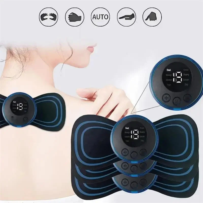 Muscle Electric Massager Machine 8 Modes 19 Levels of Strength Vibrate Instrument Treatment