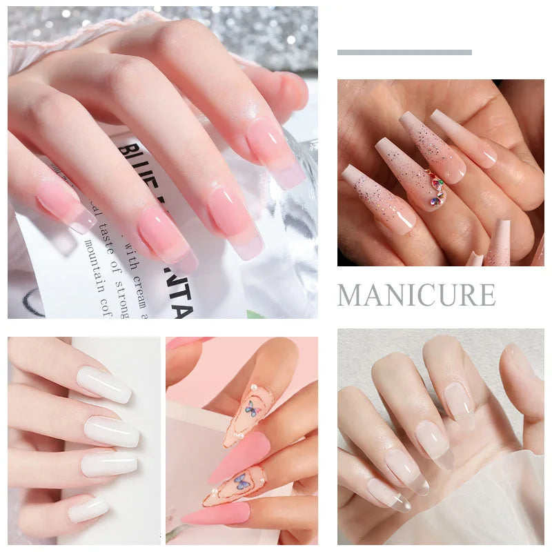 40ml & 45ml Transparent Acrylic Powder Kit Suitable Beginner Nail Kit