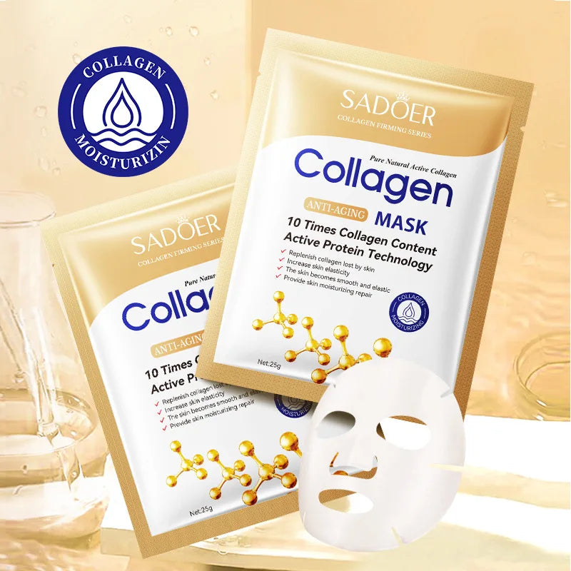 Anti-wrinkle Collagen Face Mask Moisturizing Anti-aging Repair 10pcs