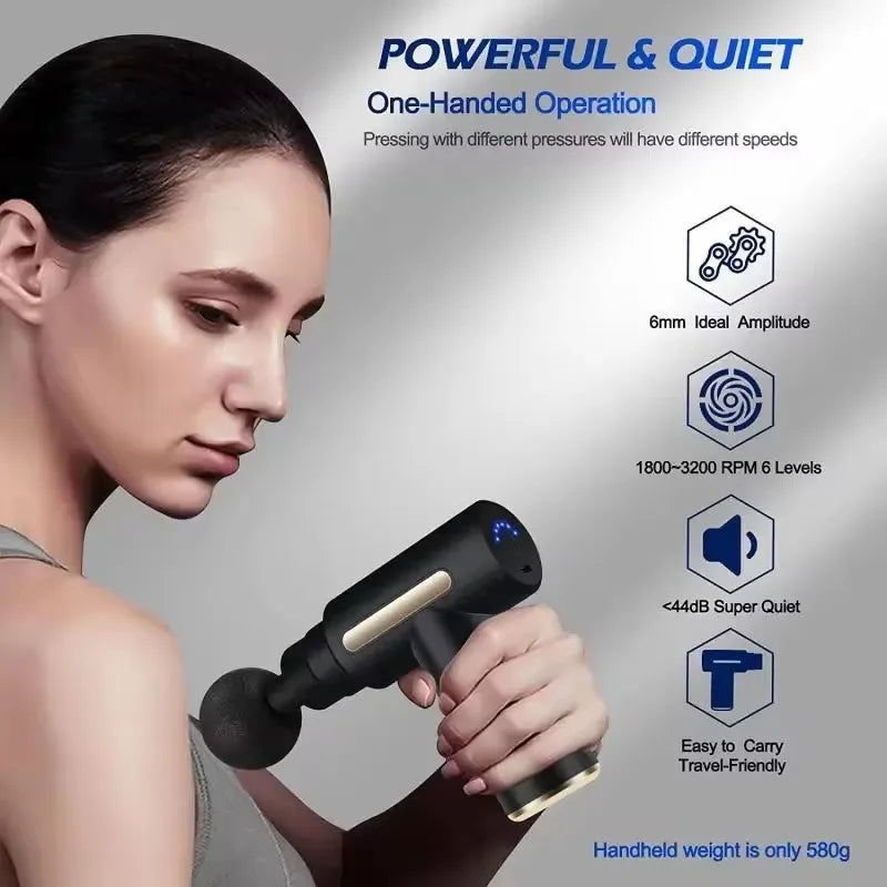 Fascia gun muscle relaxation massager electric vibration massage gun professional 2025