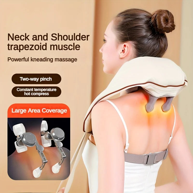 Shoulder and Neck Massager Professional Edition - With realistic humanoid massage