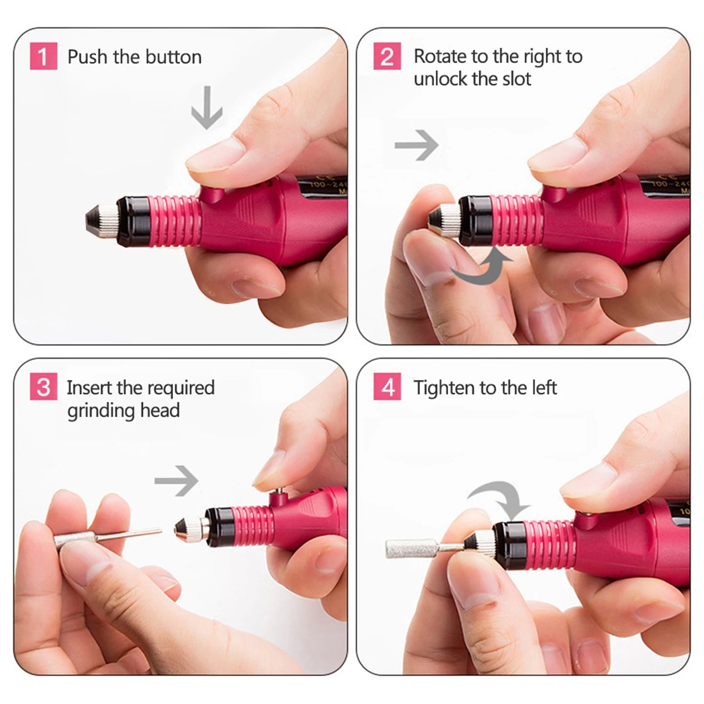 Strong Function Nail Drill Machine Gel Polish Remover Tools