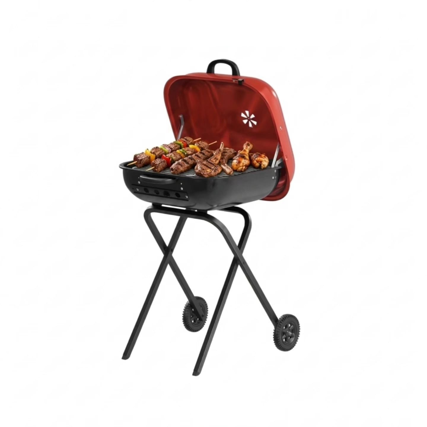 Americana Walk-A-Bout Portable Charcoal Grill