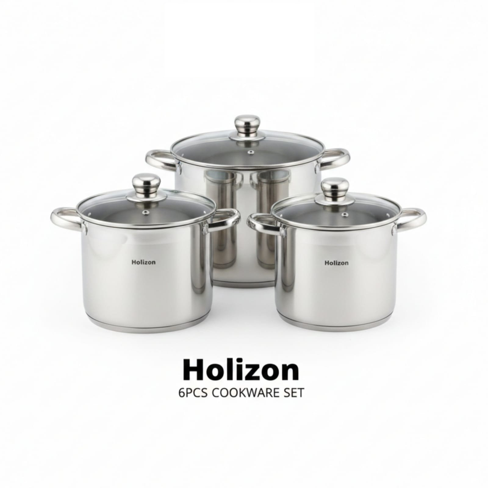 Holizon stainless steel cookware set