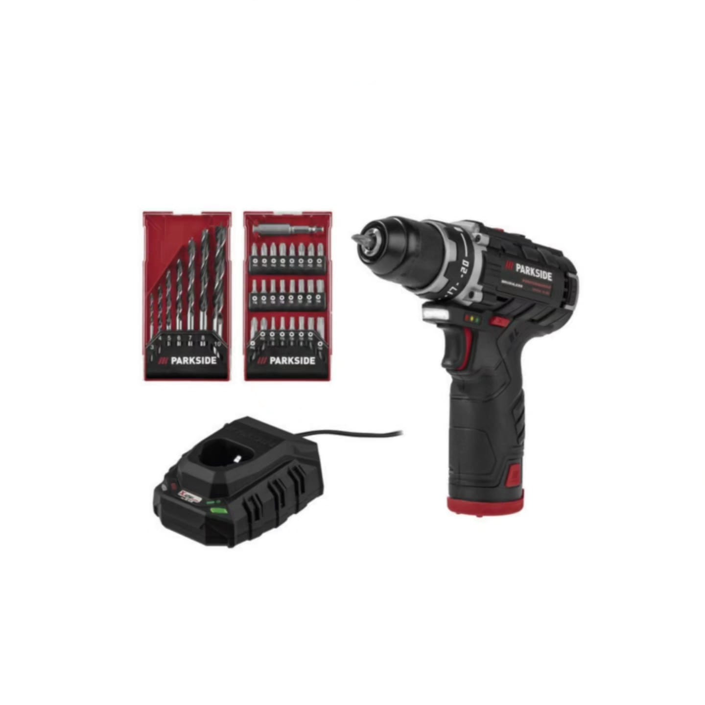 Cordless drill and screwdriver set