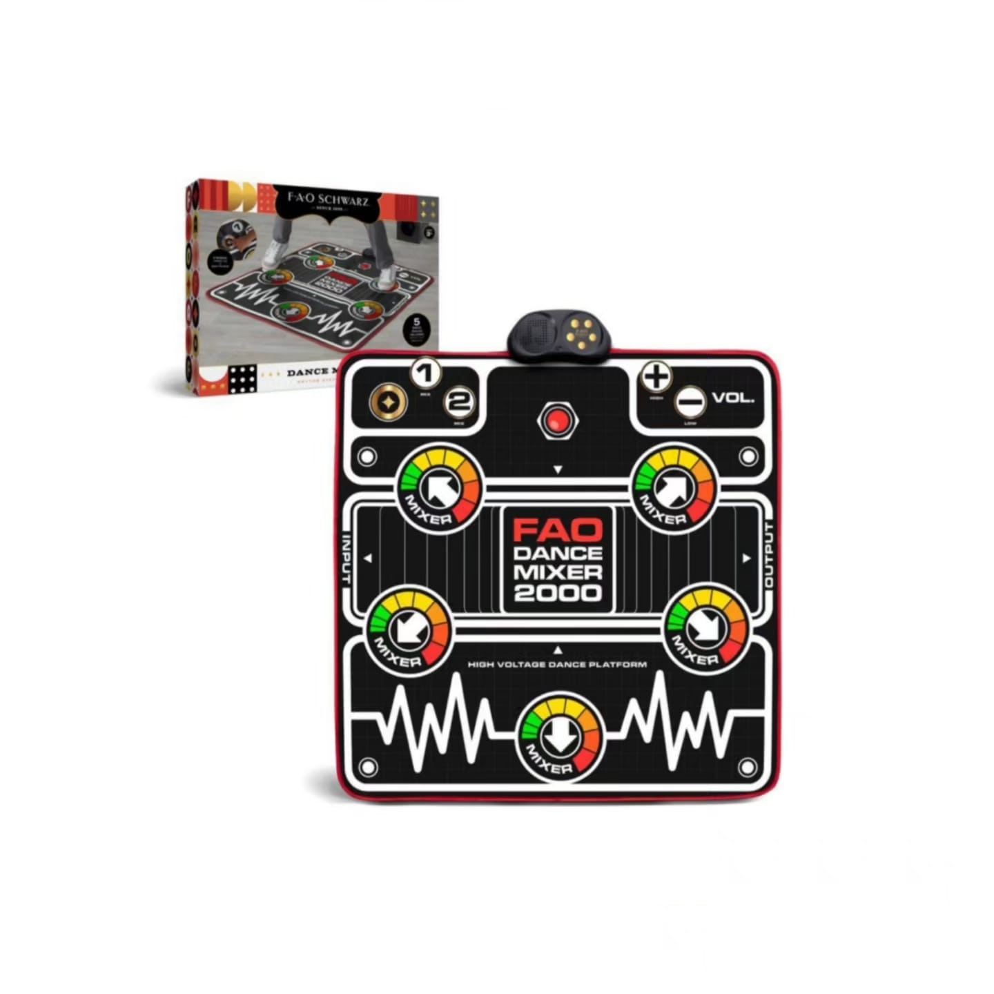 Electronic dance mat and rhythm