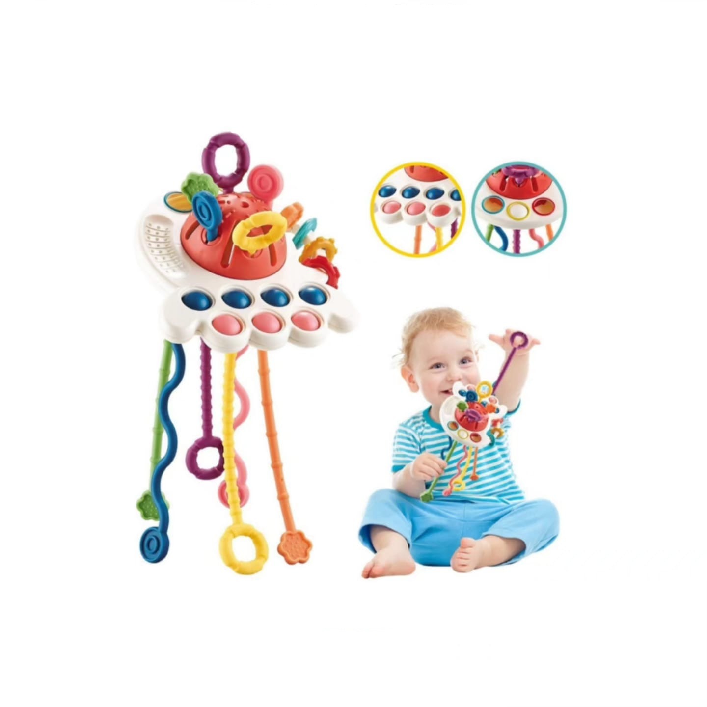 Educational sensory octopus toy