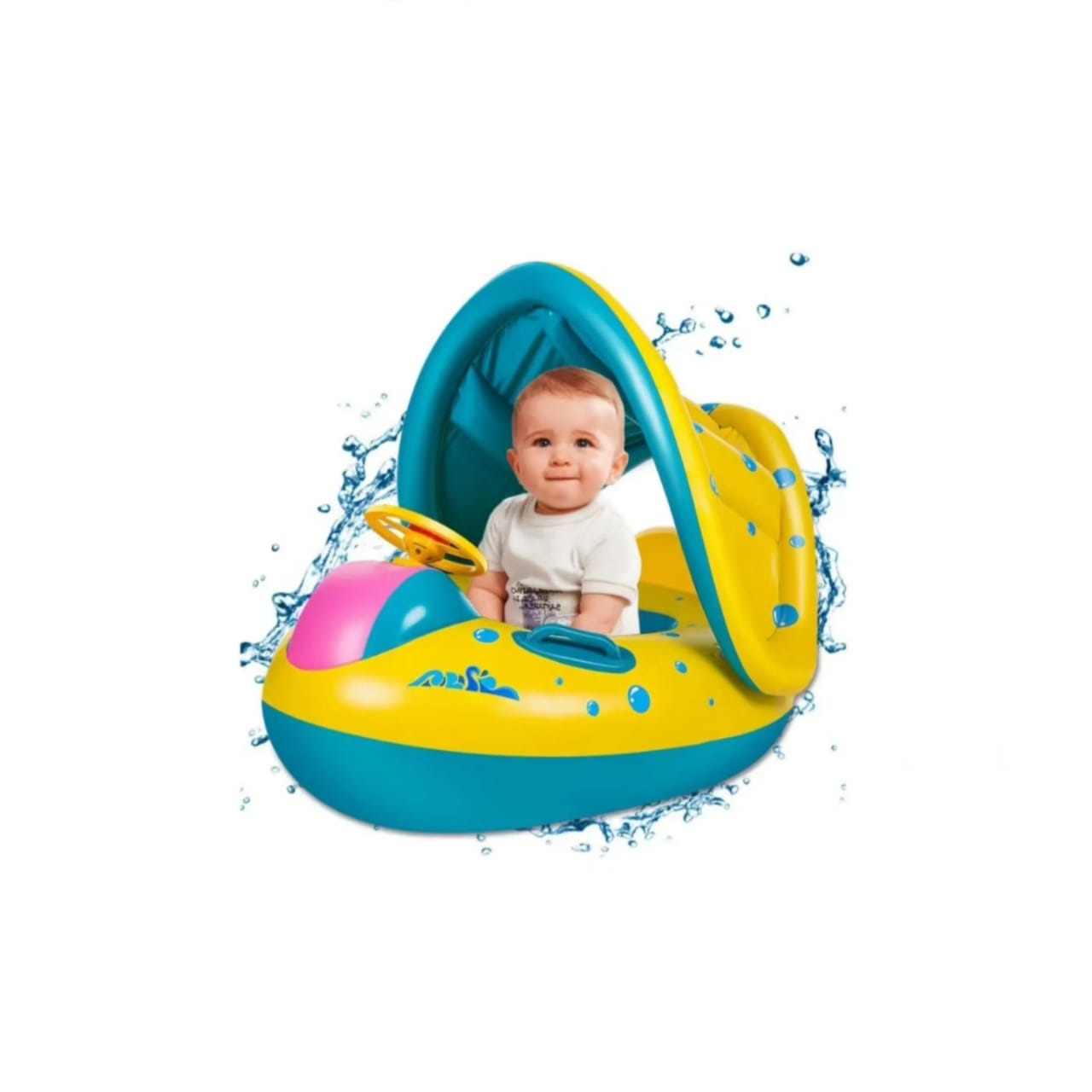 Children's float with sunshade