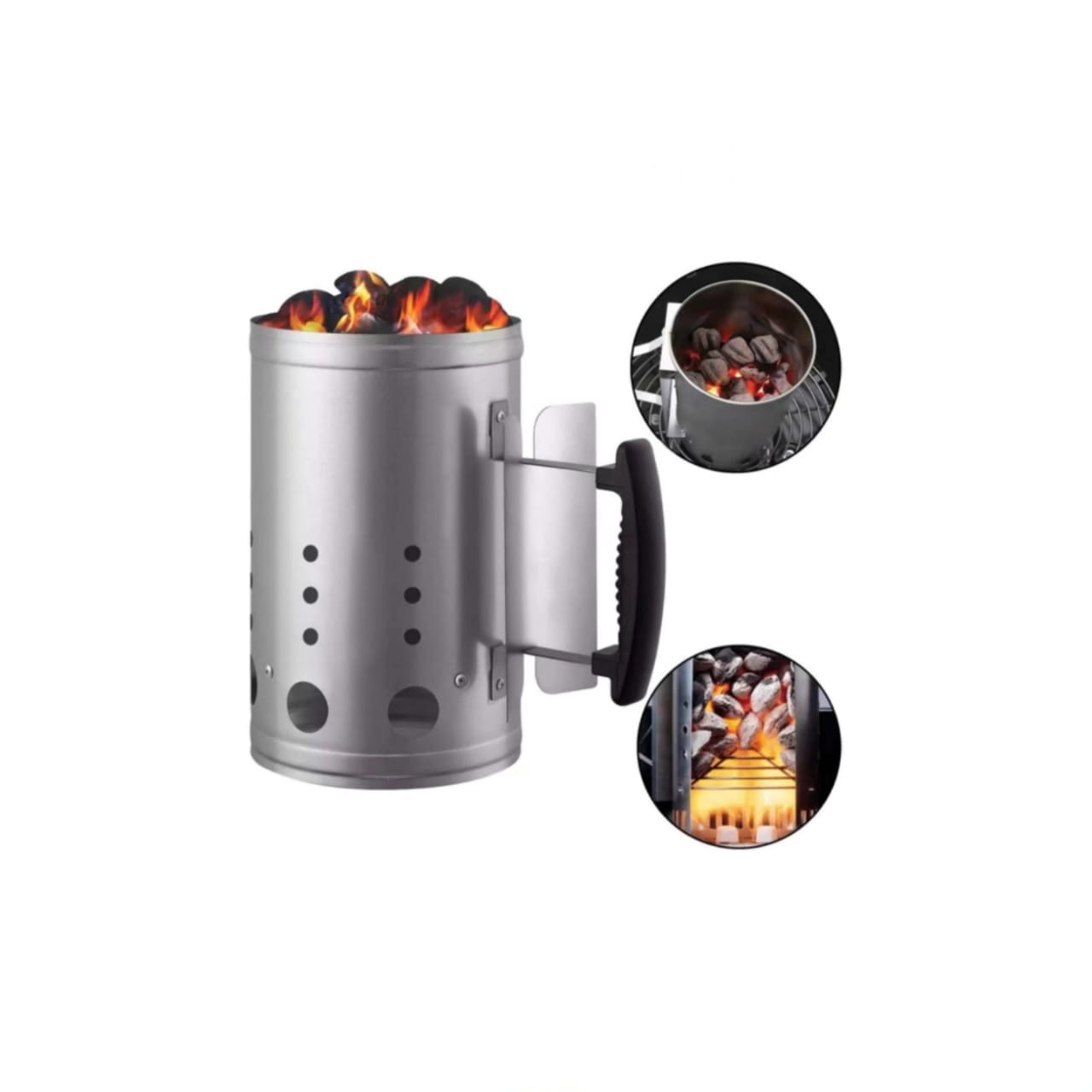 BBQ charcoal chimney starter