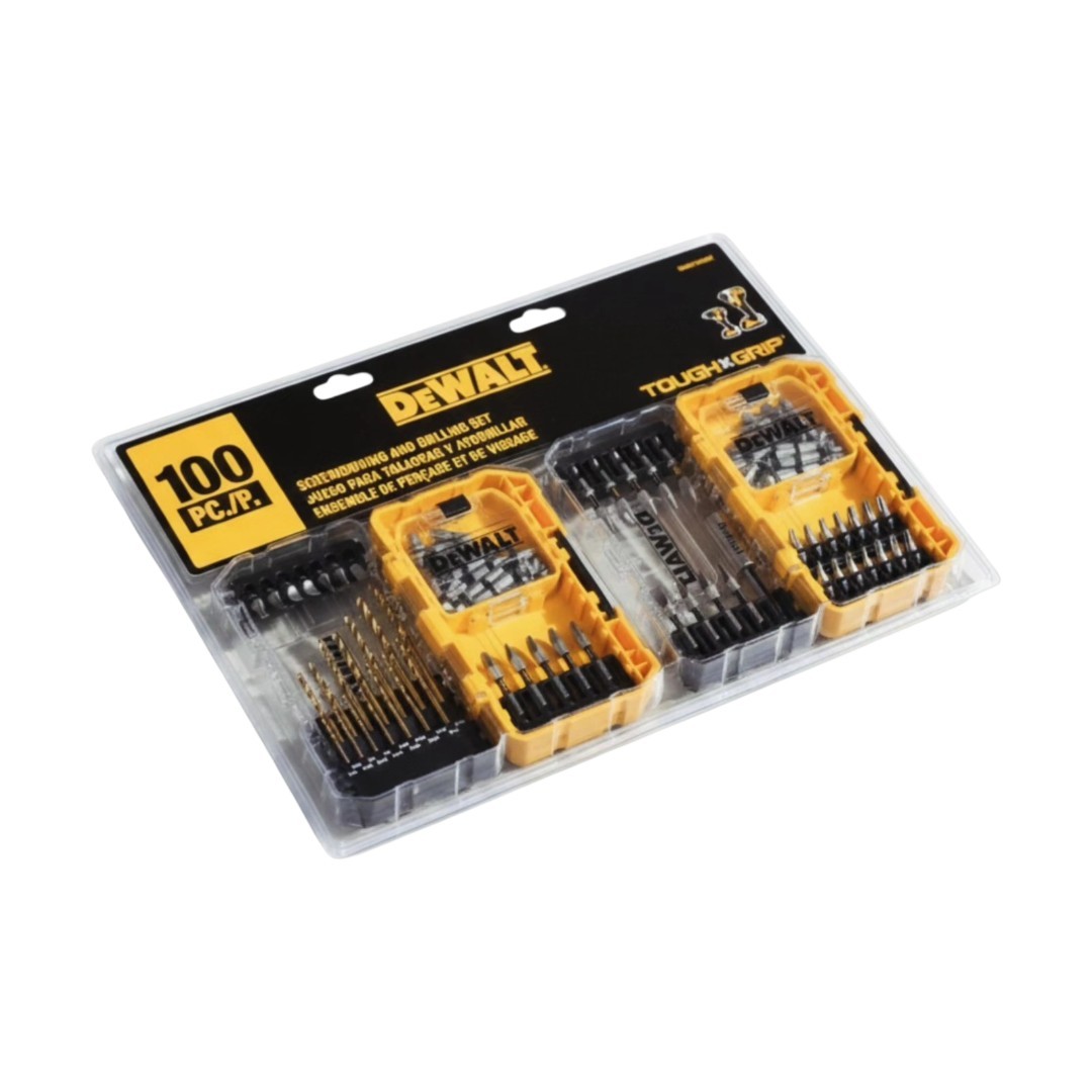 Drill and screwdriver bit set