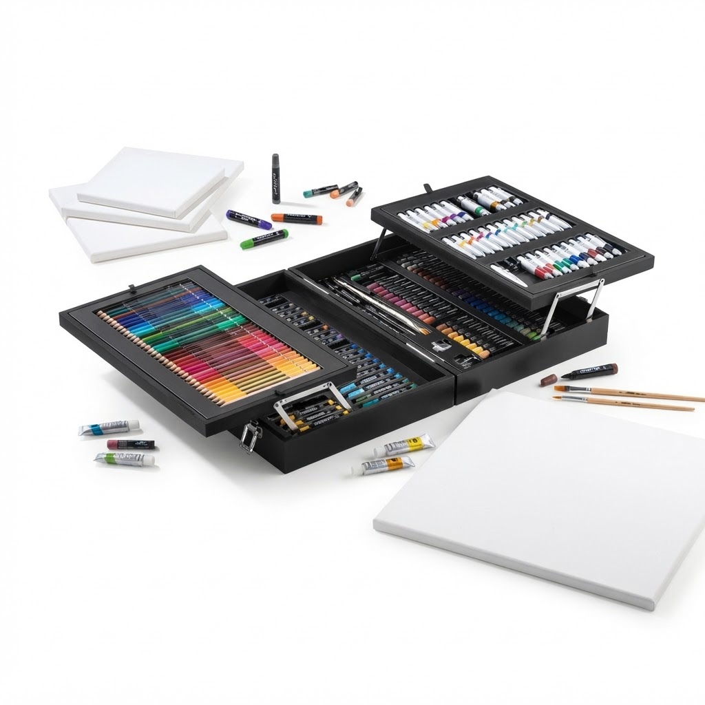 Art Drawing and Coloring Kit
