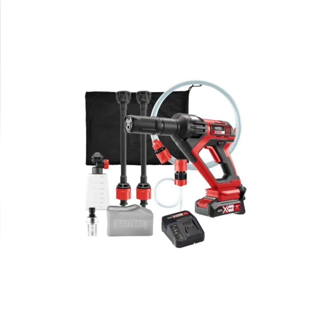 Cordless washing pump