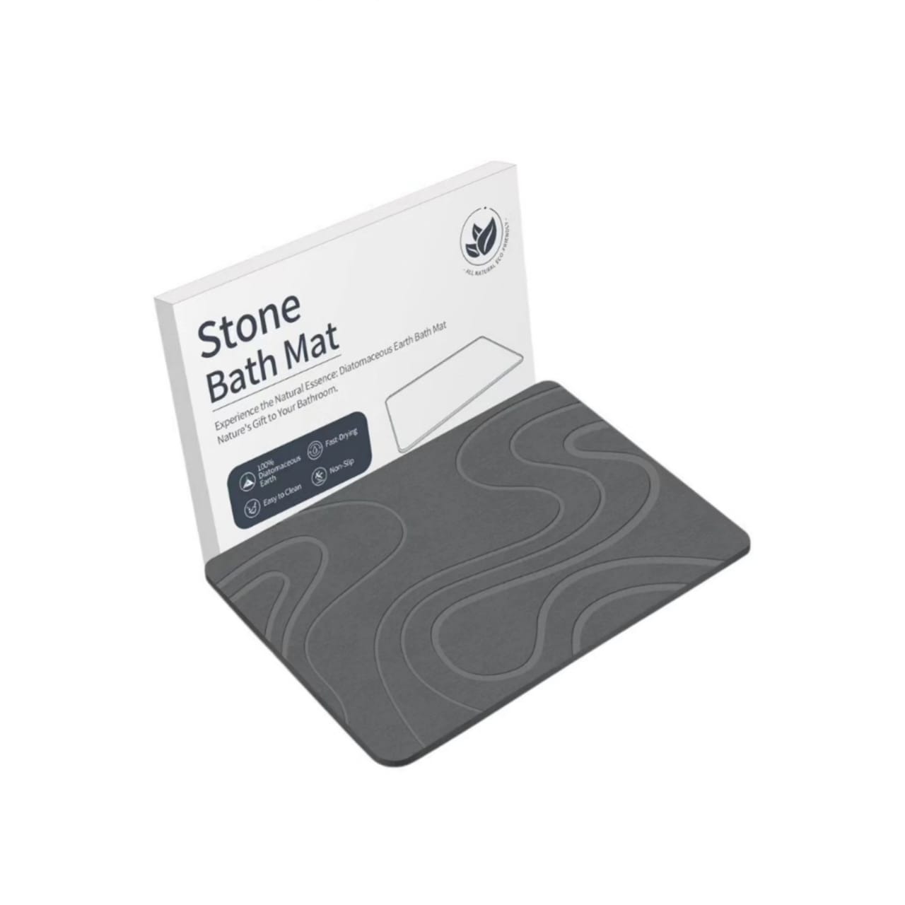 Stone bath mat