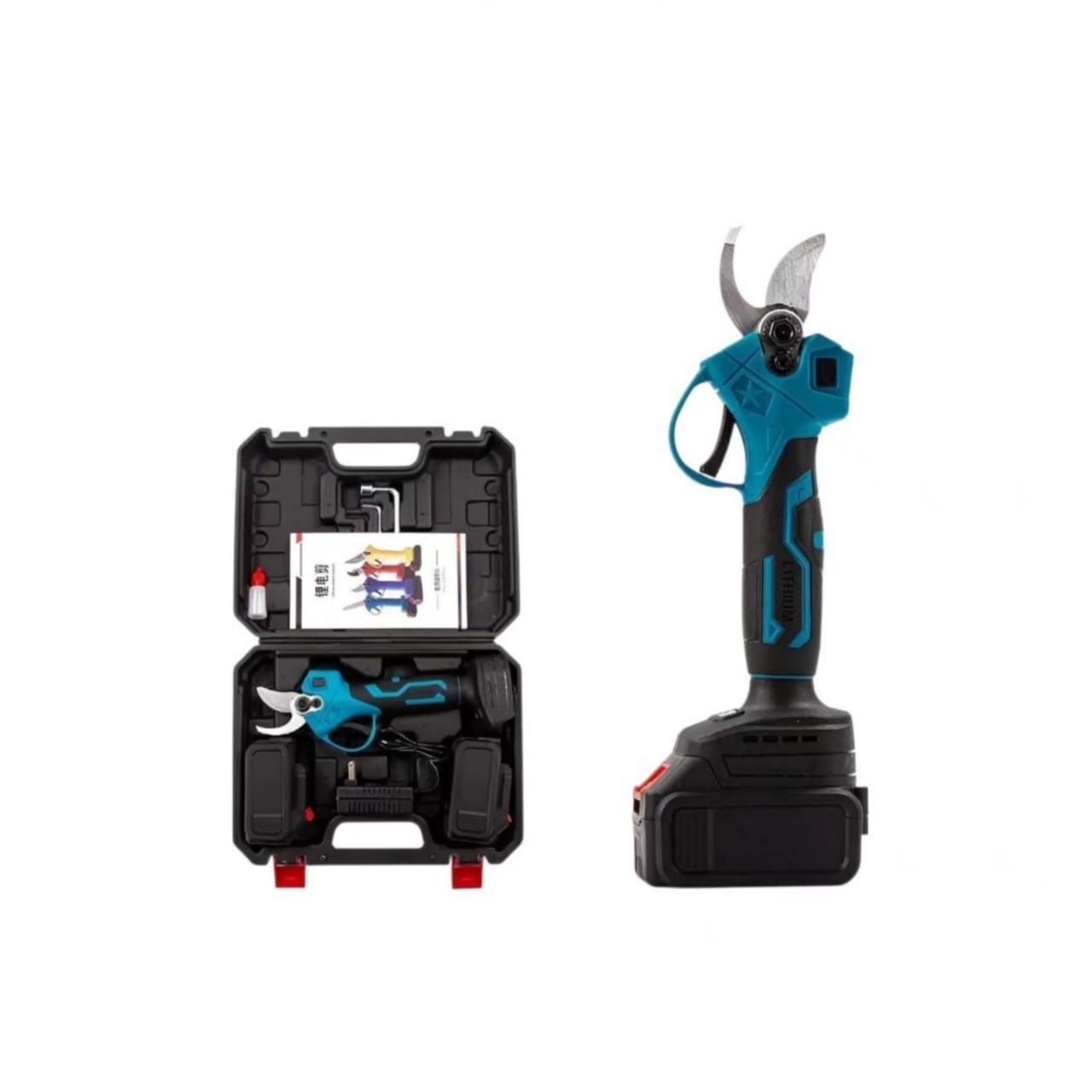 Cordless electric tree-pruning shears