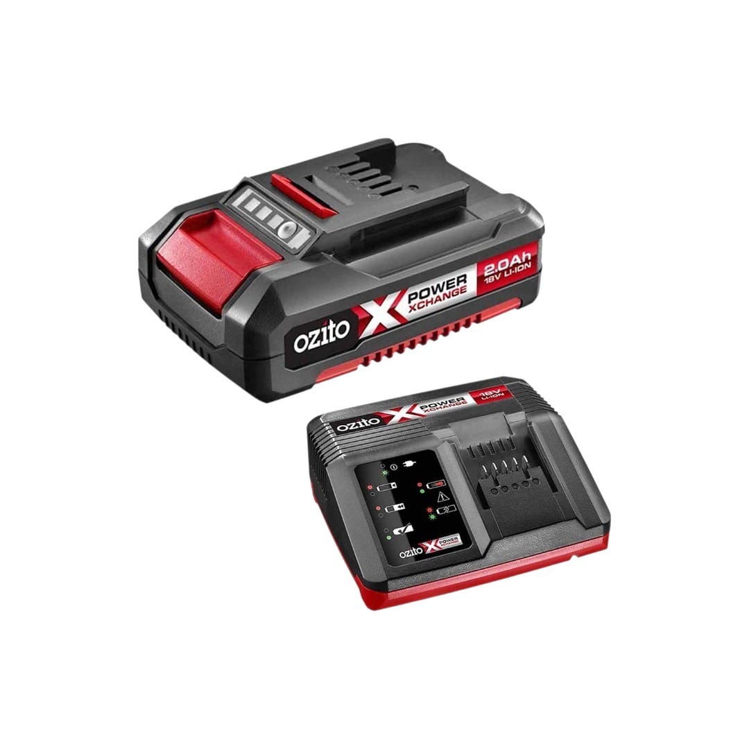 Ozito 2.0Ah battery and charger