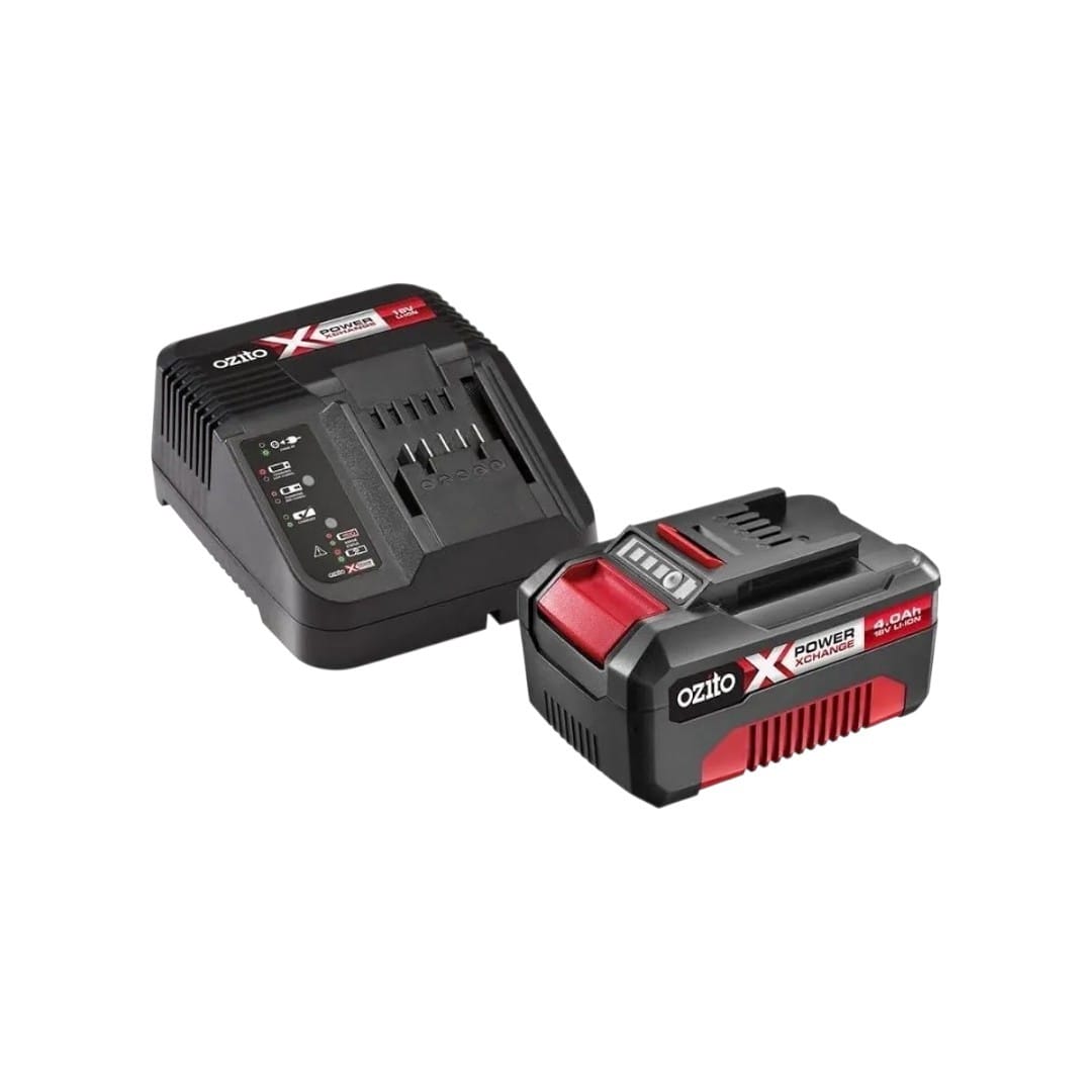 Ozito 4.0Ah battery and charger